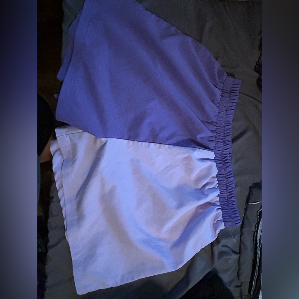 Shein block colored shorts